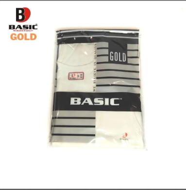 Basic Cotton Vest (Bunyan) - Gold - Pack of 3