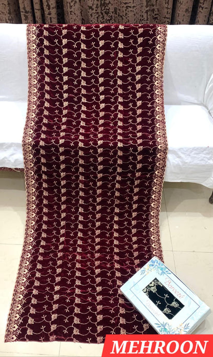 velvet lady shawl fashion for girls