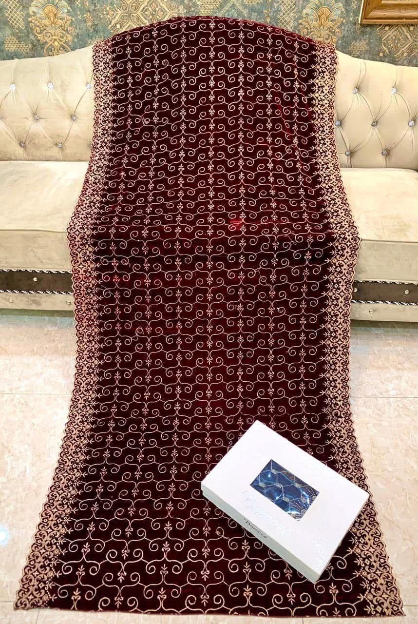 velvet lady shawl fashion for girls