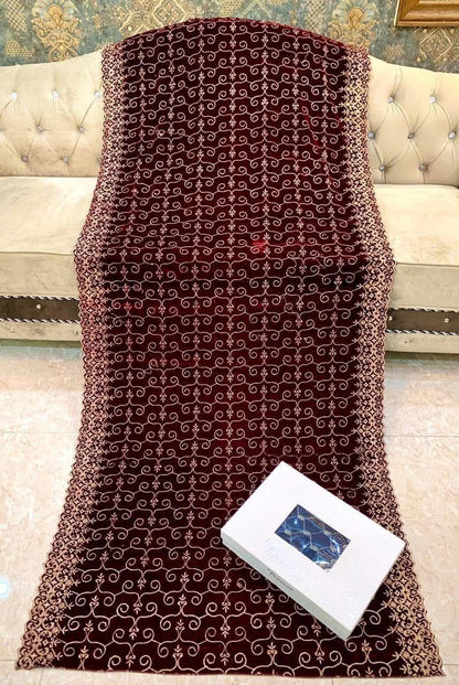 velvet lady shawl fashion for girls