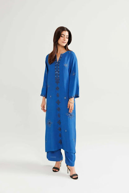 2 Piece - Embroidered Suit - KFW25-212